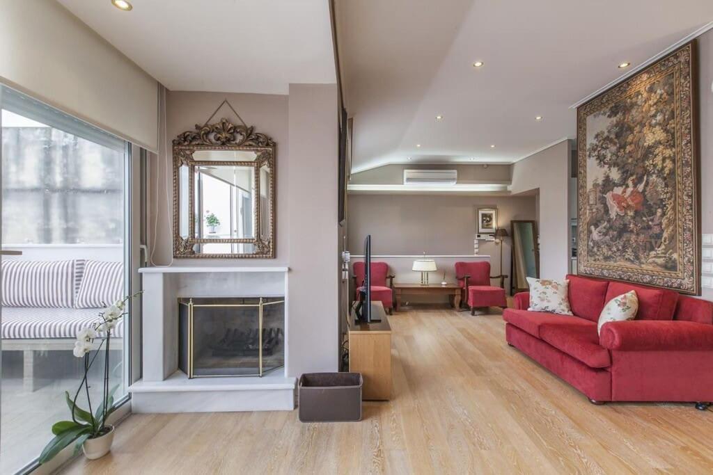 Luxury Acropolis View Duplex Penthouse In Thiseio 155M2 Ateny Zewnętrze zdjęcie